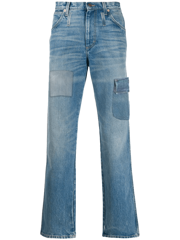 Double belt loop cargo jeans
